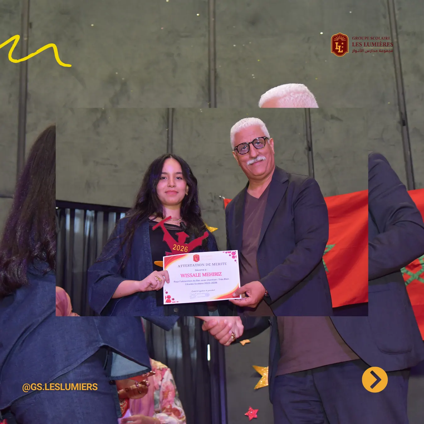 L'élève Malak Allouh représente Les Lumières avec distinction