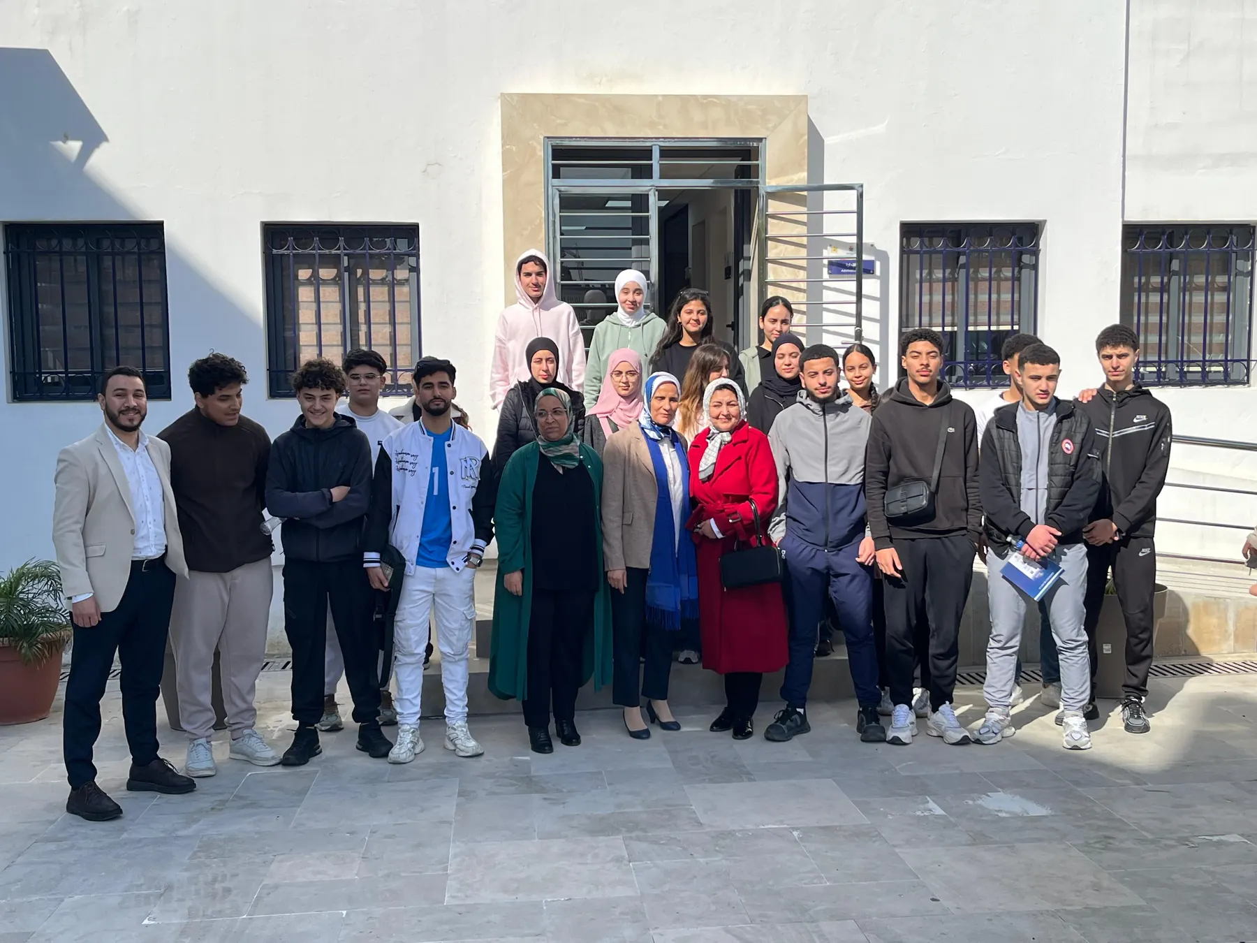 Bâtiment du Groupe Scolaire Les Lumières à Val Fleuri, Tanger